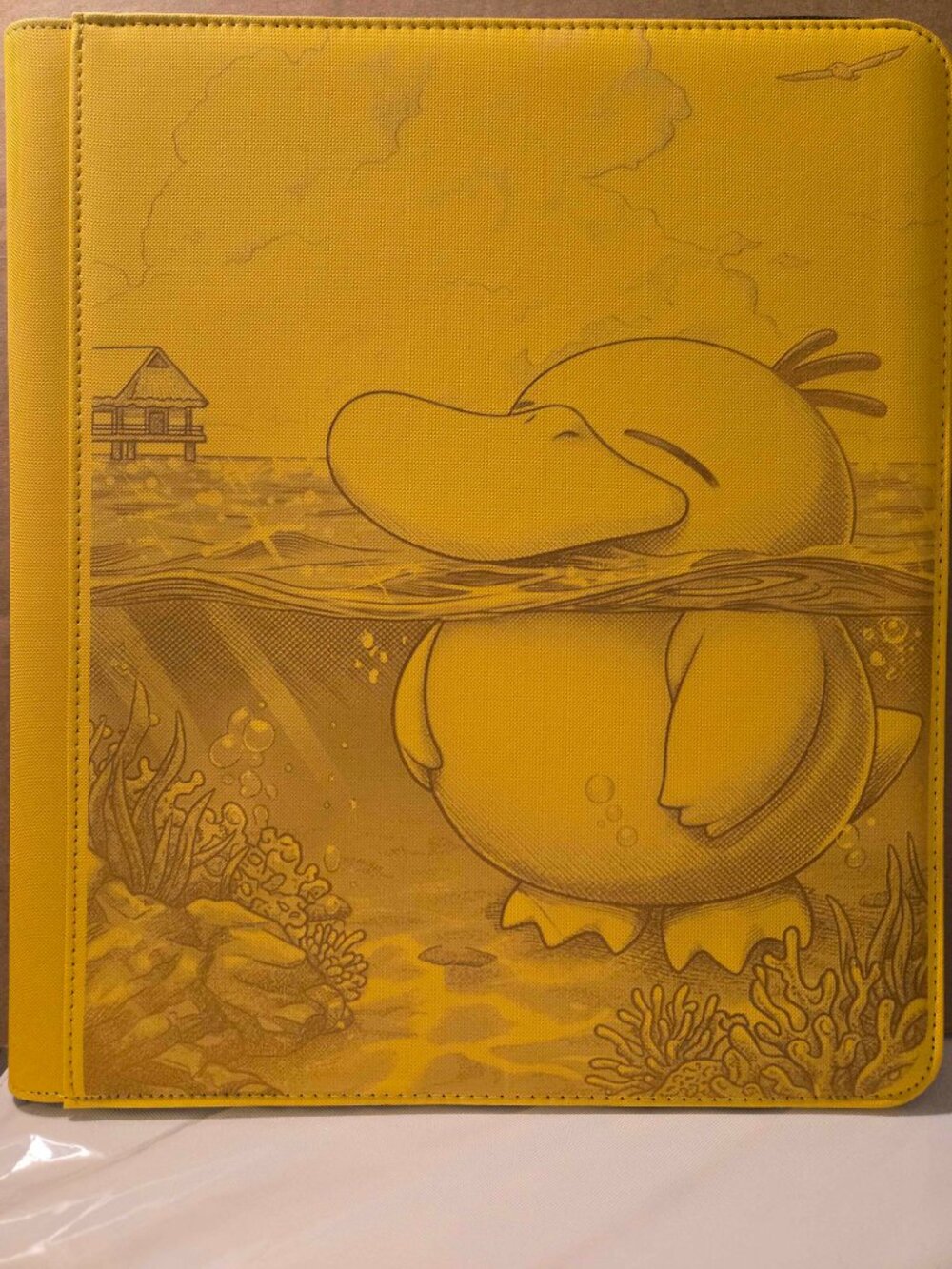 Pokemon Psyduck ASC Yellow  9 Pocket Top Loader Binder 288 Cards